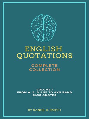 cover image of English Quotations Complete Collection, Volume I